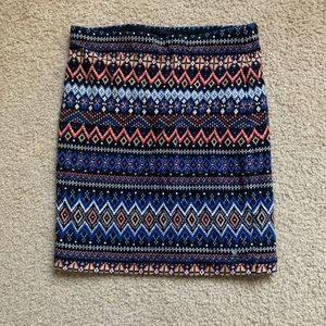 Body con high waisted skirt